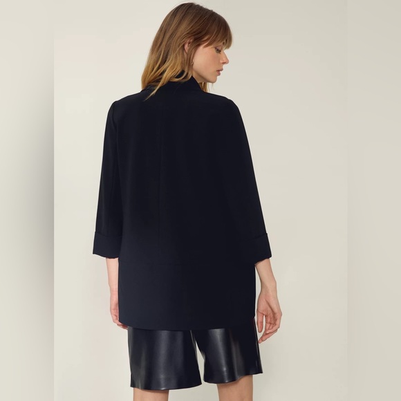 Aritzia Wilfred Chevalier Blazer Jacket Black 0 XS XXS - Picture 5 of 12